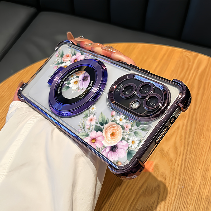 Rosa Handyhülle mit kleinem Bl – Oppo Reno 12 Bewertung und Preis